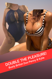 Busty British duo Penny and Kylie's Photo, Manchester
